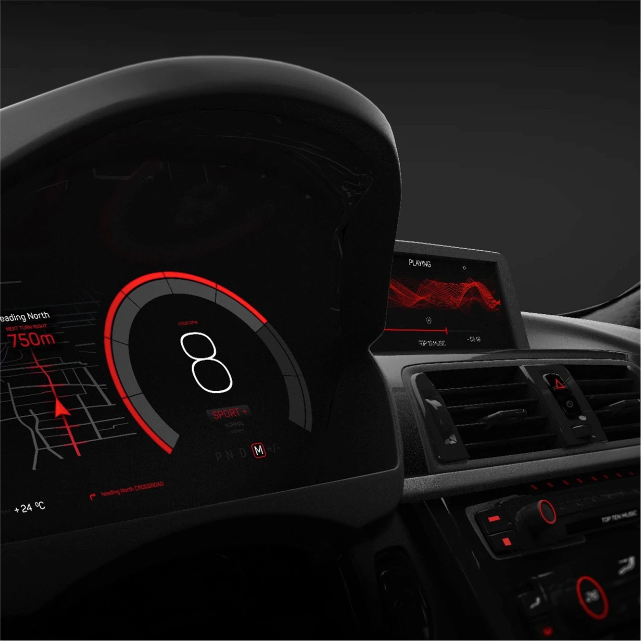 Car interior details